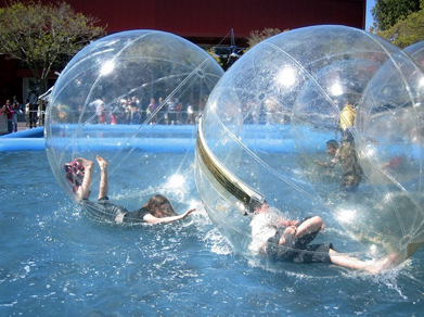 inflatable water games
